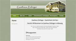 Desktop Screenshot of gasthaus-zeilinger.at